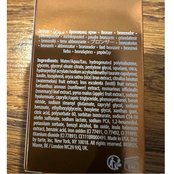 Tarte Cosmetics Key Largo Glow – Shade Bronze Glow – Brand New & Unopened - Picture 3 of 4